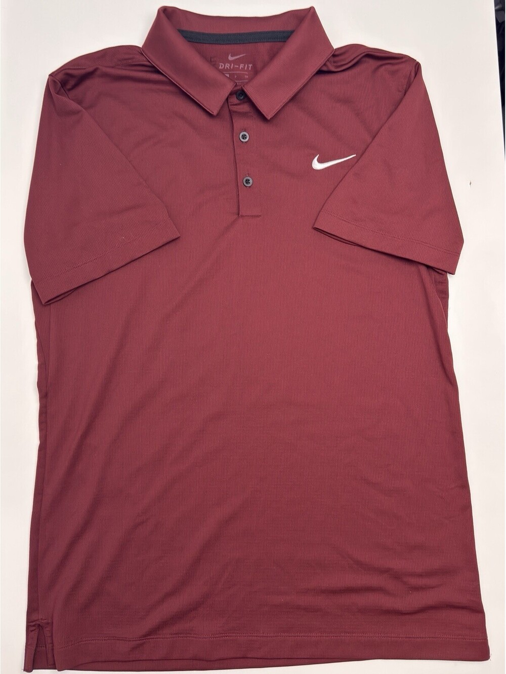 Nike Dri-FIT Victory Golf Polo Shirt Mens Small Burgundy Performance CT4581-669